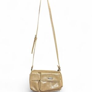 Y2k Rosetti Leather Tan Crossbody Bag